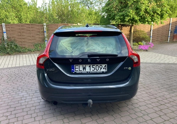 Volvo V60 cena 35500 przebieg: 260000, rok produkcji 2012 z Zabrze małe 781